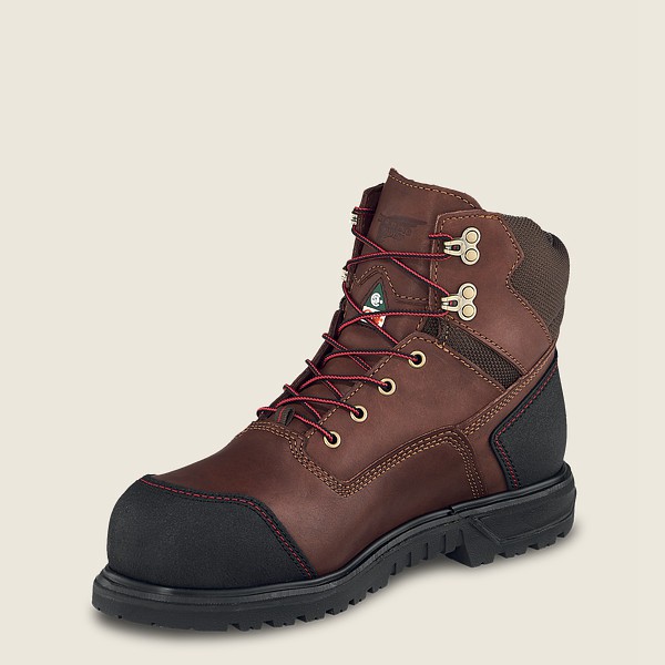 Safety Støvler Herre - Red Wing Brnr Xp - 6-Inch Waterproof Csa Toe - Brune/Sort - LTOSHX-823